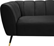 Low-profile channel tufted contemporary sofa by Meridian additional picture 10