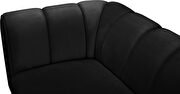 Low-profile channel tufted contemporary loveseat by Meridian additional picture 4
