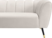 Low-profile channel tufted contemporary sofa by Meridian additional picture 2