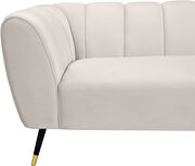 Low-profile channel tufted contemporary loveseat by Meridian additional picture 7