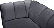 Low-profile channel tufted contemporary sofa by Meridian additional picture 3
