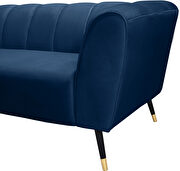 Low-profile channel tufted contemporary sofa by Meridian additional picture 9