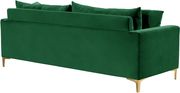 Green velvet fabric contemporary sofa by Meridian additional picture 4
