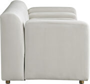 Unique contemporary dropping level design loveseat by Meridian additional picture 6