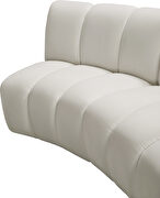 10 pcs cream velvet modular sectional sofa by Meridian additional picture 6