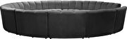 12 pcs grey velvet modular sectional sofa by Meridian additional picture 3