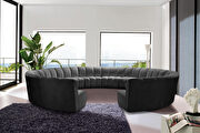 12 pcs grey velvet modular sectional sofa by Meridian additional picture 6