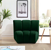 5pcs green velvet modular sectional sofa by Meridian additional picture 9