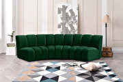 5pcs green velvet modular sectional sofa by Meridian additional picture 10
