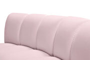 5pcs pink velvet modular sectional sofa by Meridian additional picture 3