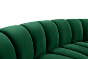6pcs green velvet modular sectional sofa by Meridian additional picture 8