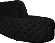 2pcs curved deep button tufted accent sectional by Meridian additional picture 2