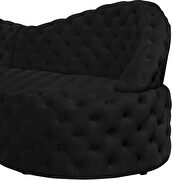 2pcs curved deep button tufted accent sectional by Meridian additional picture 4