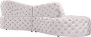 2pcs curved deep button tufted accent sectional by Meridian additional picture 9