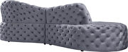 2pcs curved deep button tufted accent sectional by Meridian additional picture 11