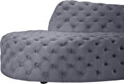 2pcs curved deep button tufted accent sectional by Meridian additional picture 3