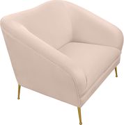 Elegant & sleek pink velvet contemporary chair by Meridian additional picture 4