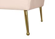 Elegant & sleek pink velvet contemporary chair by Meridian additional picture 5