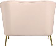 Elegant & sleek pink velvet contemporary chair by Meridian additional picture 6