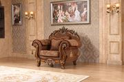 Carved designs traditional living room sofa by Meridian additional picture 5