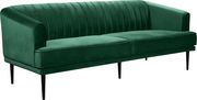 Affordable velvet contemporary sofa by Meridian additional picture 4