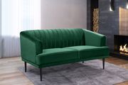 Affordable velvet contemporary sofa by Meridian additional picture 10