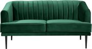 Affordable velvet contemporary loveseat by Meridian additional picture 3