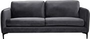 Velvet casual contemporary style living room sofa by Meridian additional picture 3