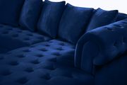 2-chaise 3pcs sectional in navy velvet by Meridian additional picture 5