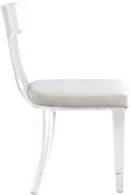 Acrylic contemporary dining chair by Meridian additional picture 5