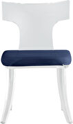 Acrylic contemporary dining chair by Meridian additional picture 5
