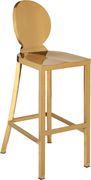 Golden chrome contemporary bar stool by Meridian additional picture 5
