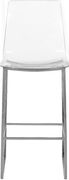 Silver base / acrylic contemporary bar stool by Meridian additional picture 4