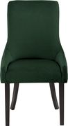 Contemporary green velvet dining chair pair by Meridian additional picture 5