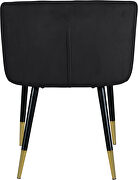 Elegant stylish glam style velvet / gold dining chair by Meridian additional picture 4