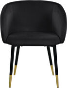 Elegant stylish glam style velvet / gold dining chair by Meridian additional picture 6
