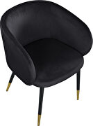 Elegant stylish glam style velvet / gold dining chair by Meridian additional picture 7