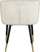 Elegant stylish glam style velvet / gold dining chair by Meridian additional picture 6