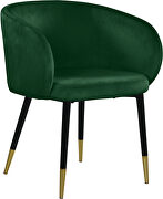 Elegant stylish glam style velvet / gold dining chair additional photo 4 of 6
