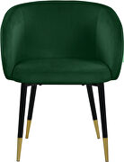 Elegant stylish glam style velvet / gold dining chair additional photo 5 of 6