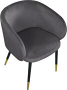 Elegant stylish glam style velvet / gold dining chair by Meridian additional picture 7