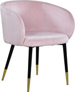 Elegant stylish glam style velvet / gold dining chair by Meridian additional picture 4