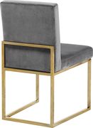 Gold / black charcoal contemporary dining table by Meridian additional picture 3