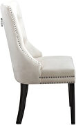 Traditional styled velvet dining chair w/ nailhead trim by Meridian additional picture 3
