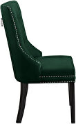 Traditional styled velvet dining chair w/ nailhead trim by Meridian additional picture 3