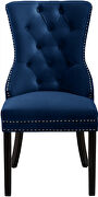 Traditional styled velvet dining chair w/ nailhead trim by Meridian additional picture 5