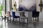 Contemporary black 2pcs stool set by Meridian additional picture 2