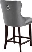 Contemporary gray 2pcs stool set by Meridian additional picture 2