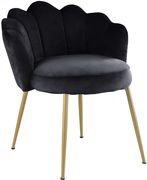Black designer dining / accent chair by Meridian additional picture 3