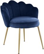 Navy designer dining / accent chair by Meridian additional picture 3